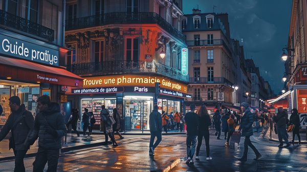 Guide pratique : trouver une pharmacie de garde à paris